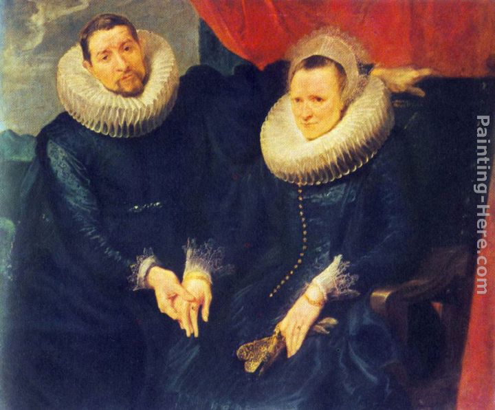 Portrait of a Married Couple painting - Sir Antony van Dyck Portrait of a Married Couple art painting